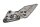 Footrest bracket support plate front left Suzuki GSF 1200 S Bandit WVA9/S 01-05