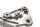 Footrest bracket support plate front left Suzuki GSF 1200 S Bandit WVA9/S 01-05