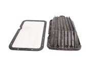Oil pan gasket, engine oil drain, drain plate ribs BMW R...