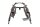 Heckrahmen Aufbaurahmen hinten oben Seitenhalter BMW K 1200 RS K589 0544 97-00
