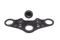 Upper fork bridge, steering head bolting, headset bearing...