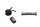 Front left footrest, footrest mount, spring, bolt BMW R 1150 GS R21 0415 99-04