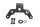 Speedometer mount, cockpit mount, instrument mounting with rubber bands BMW R 80 247 84-93