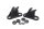 Seat bracket set, rubber mounting support BMW R 1200 GS K25 0307 R12 04-07