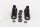 Seat bracket set, rubber mounting support BMW R 1200 GS K25 0307 R12 04-07