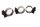 Exhaust clamp manifold mounting right left BMW R 1150 GS R21 0415 99-04