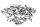 Motorfästesskruvsats, insex BMW R 1200 GS K25 0307 R12 04-07