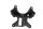Support de phare avant en bois de cerf BMW R 1200 R R1ST K27 0400 11-14