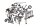 Skruesæt rammeliste BMW G 650 Xcountry E65X 0164 K15 07-10