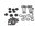 Kleppendekselschroevenset, pakkingenset BMW R 1200 GS K25 0307 R12 04-07
