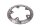 Geperforeerde remschijf achter 4,7 mm remsysteem BMW R 1200 GS K25 0307 R12 04-07
