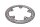Geperforeerde remschijf achter 4,7 mm remsysteem BMW R 1200 GS K25 0307 R12 04-07