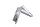 Höger passagerarfotstödsfäste BMW G 650 Xcountry E65X 0164 K15 07-10