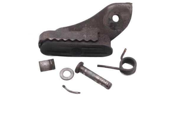 Front left drivers footrest with spring set and BMW F 650 GS Dakar R13 0176 00-03