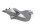 Främre högra sidopanel, glänsande silver BMW K 1200 S K40 K12S 0581 05-08