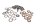 Brake discs, screw set, spacers BMW R 1200 GS K25 0307 R12 04-07