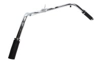 Manubrio cromato, 25,4 mm, design touring universale,...