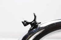Krominen ohjaustanko, 25,4 mm, universaali touring-malli, 830 mm:n vaijerikiristin Lenker universell