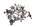 Skruvsats kåpa ramhållare sats BMW R 1200 GS K25 0307 R12 04-07