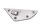 Support de clignotant gauche, support de montage BMW F 650 GS Dakar R13 0176 00-03