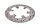 Rear drilled brake disc 5mm brake replacement BMW F 650 GS Dakar R13 0176 00-03