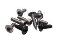 Screw set, mounting kit, rubber buffer Motorrad Zubehör universell