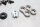 Screw set, mounting kit, rubber buffer Motorrad Zubehör universell