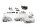 Screw set, mounting kit, rubber buffer Motorrad Zubehör universell