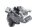 Screw set, mounting kit, rubber buffer Motorrad Zubehör universell