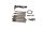 camshaft bearing block right, screw set BMW R 1200 R R1ST K27 0400 11-14