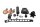 Reflectors, screw set, spacers, holders, frames, accessories Unbekannt Konvolut