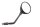 Espejo retrovisor para volante a la izquierda, negro, 2476 BMW R 1200 GS K25 0307 R12 04-07