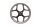 Front wheel rim cast wheel 2.50x18 disc brake five spokes BMW R 80 247 84-93