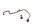 Linea dellolio, linea del radiatore, radiatore dellolio, raffreddamento del motore BMW R 1200 GS K25 0307 R12 04-07