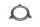 ABS-anturin rengas, takapulssigeneraattorin rengas BMW F 650 GS Dakar R13 0176 00-03