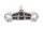 Nederste gaffelbro, styrerør, akselklemme BMW G 650 Xcountry E65X 0164 K15 07-10