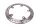 Front right drilled brake disc 4.5mm BMW K 1200 S K40 K12S 0581 05-08