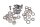 Bromsskivskruvsats fram vänster höger BMW K 1200 S K40 K12S 0581 05-08