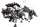 Kit de vis, matériel de montage pour garniture BMW R 1150 GS R21 0415 99-04