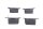 Luggage rack rubber buffers rear pannier holder BMW R 1200 GS K25 0307 R12 04-07