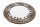 Disco de freno trasero, perforado, macizo, 6,4 mm Honda ST 1100 Pan European SC26 90-01