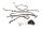 Bromsledningssats stålflätad bromsslang BMW R 1200 GS K25 0307 R12 04-07