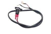 Conexión del ojal del cable positivo de la...