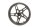 Jante de roue avant, roue moulée, 5 rayons à lavant BMW R 1100 S 259 0422 R2S 98-05