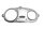 Tachorahmen Instrumentenabdeckung BMW F 650 GS Dakar R13 0176 00-03