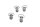 Set med vridspännen och snabbkopplingar BMW R 1200 GS K25 0307 R12 04-07