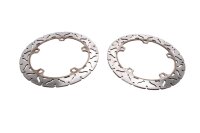 Discos de freno perforados, delantero izquierdo y derecho, juego BMW R 1200 GS K25 0307 R12 04-07