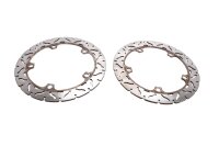 Discos de freno perforados, delantero izquierdo y derecho, juego BMW R 1200 GS K25 0307 R12 04-07