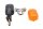 Clignotant avant gauche, boîtier de feu orange BMW F 650 GS Dakar R13 0176 00-03