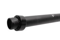 Zwart stuur, 25,4 mm x 31,8 mm, taps toelopend, kabelgeleiding Lenker universell